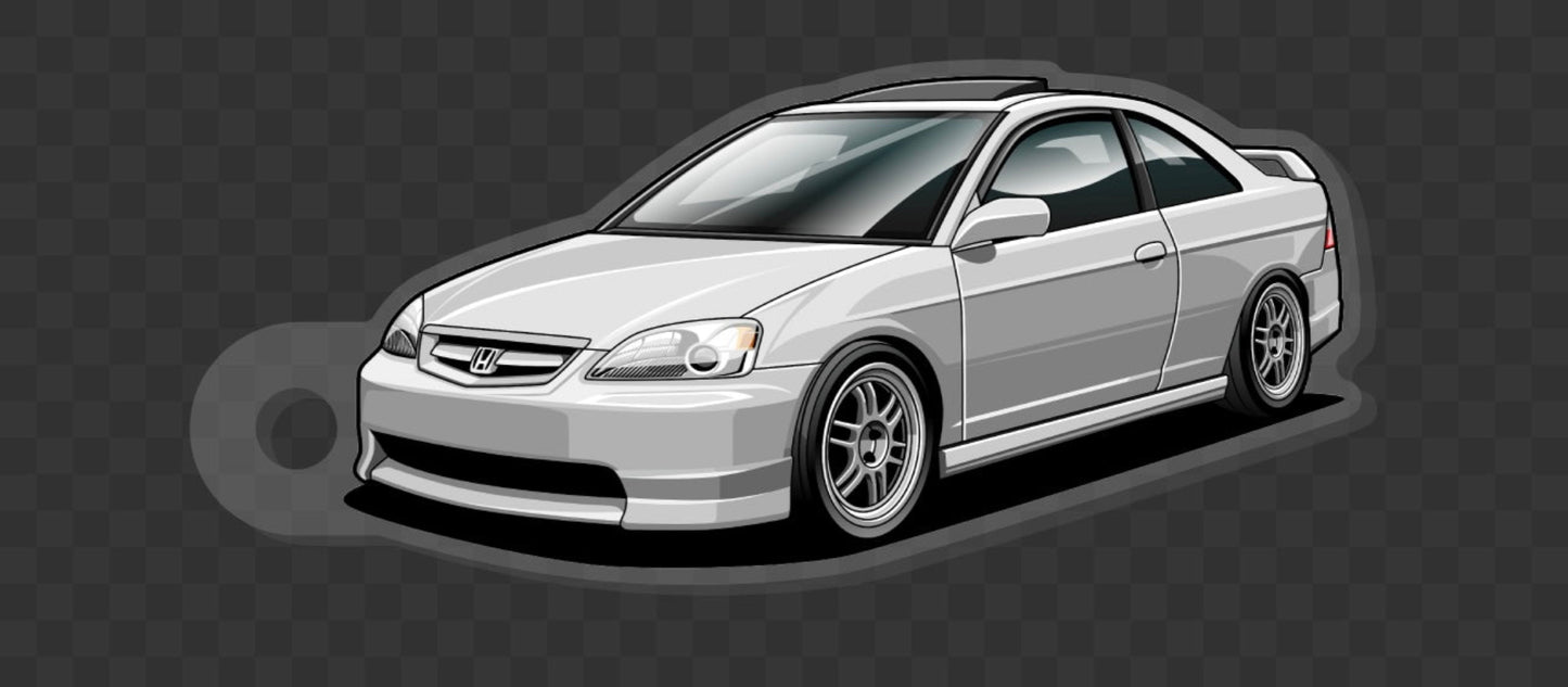 EM2 Civic Keychain